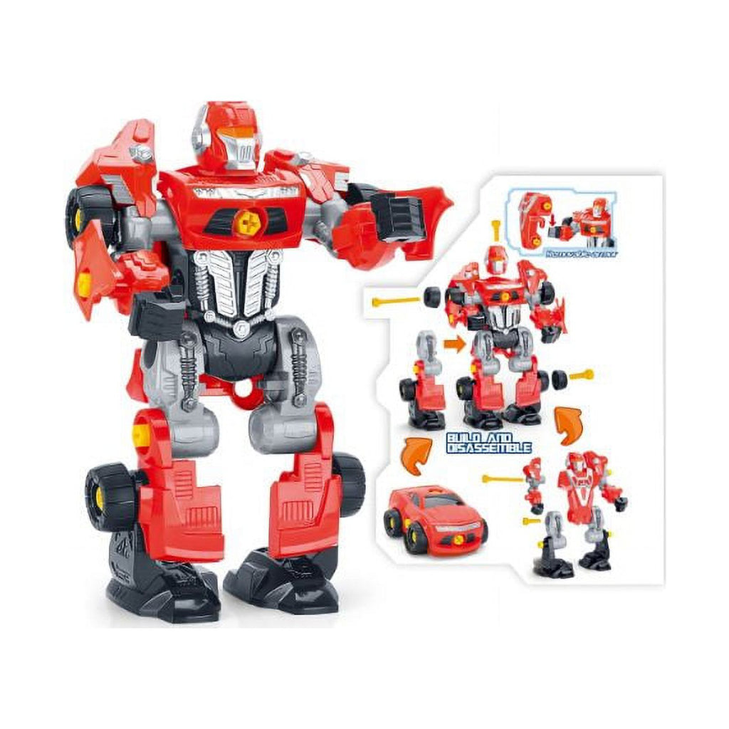 Red Take-A-Part Robot Toy Playset T3462