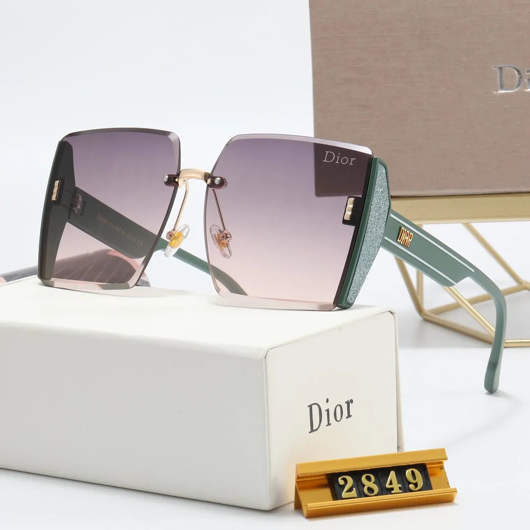 Frameless Square Polarized Sunglasses M9187