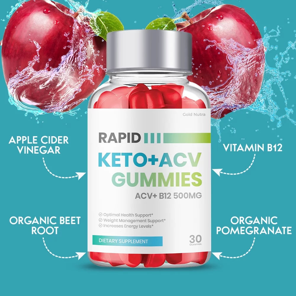 Keto ACV Gummies Dietary Supplement (2 Bottles) E6590