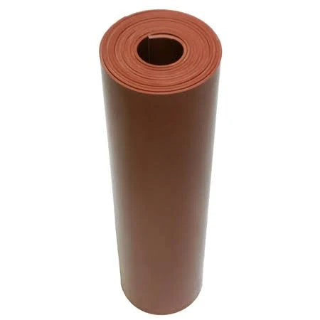 Red SBR Sheet 1/16 x 22 in x 3 ft W x 16 ft L D8787
