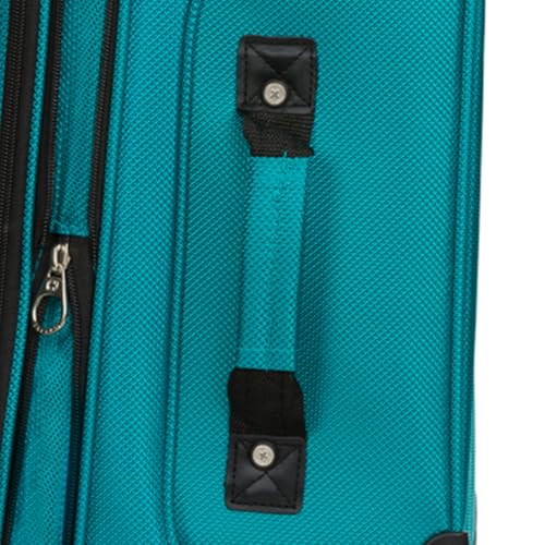Black Softside Expandable Luggage, Checked-Large 29-Inch T2447