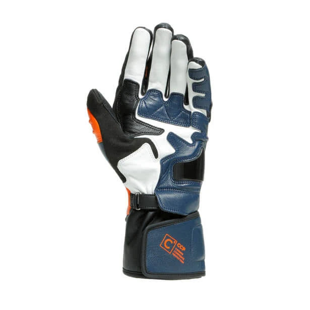 Black Iris Orange Long Gloves N5839