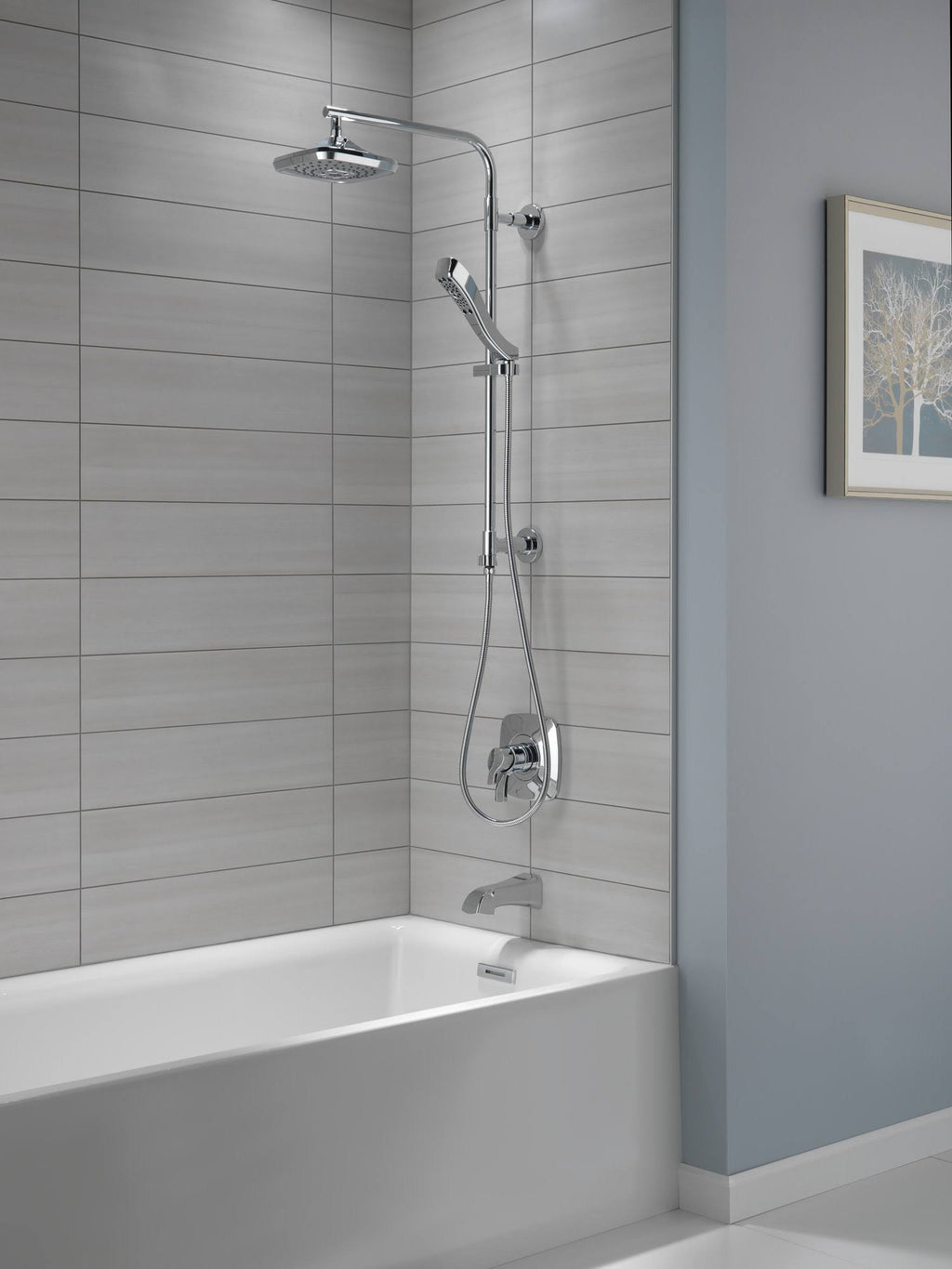 Black Integrated Diverter Tub Spout J571201