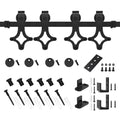 Sliding Standard Double Barn Door Hardware Kit 72 in. I764