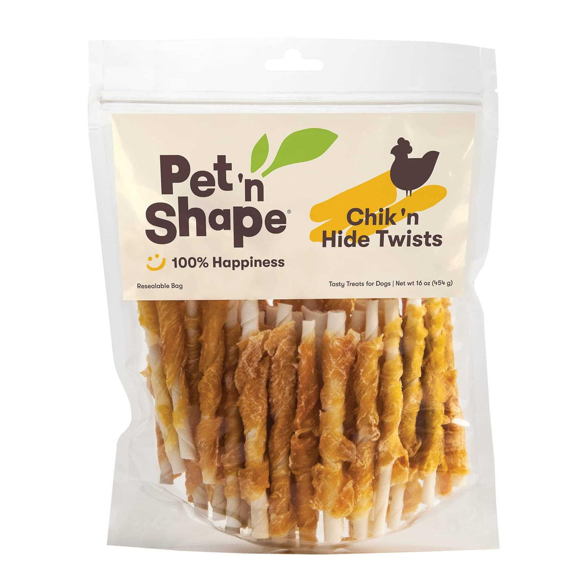 Chicken Hide Twists Dog Treats I666