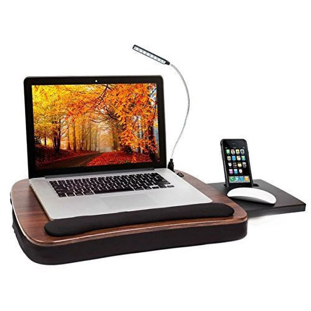 Memory Foam Lap Desk with USB Light J42906