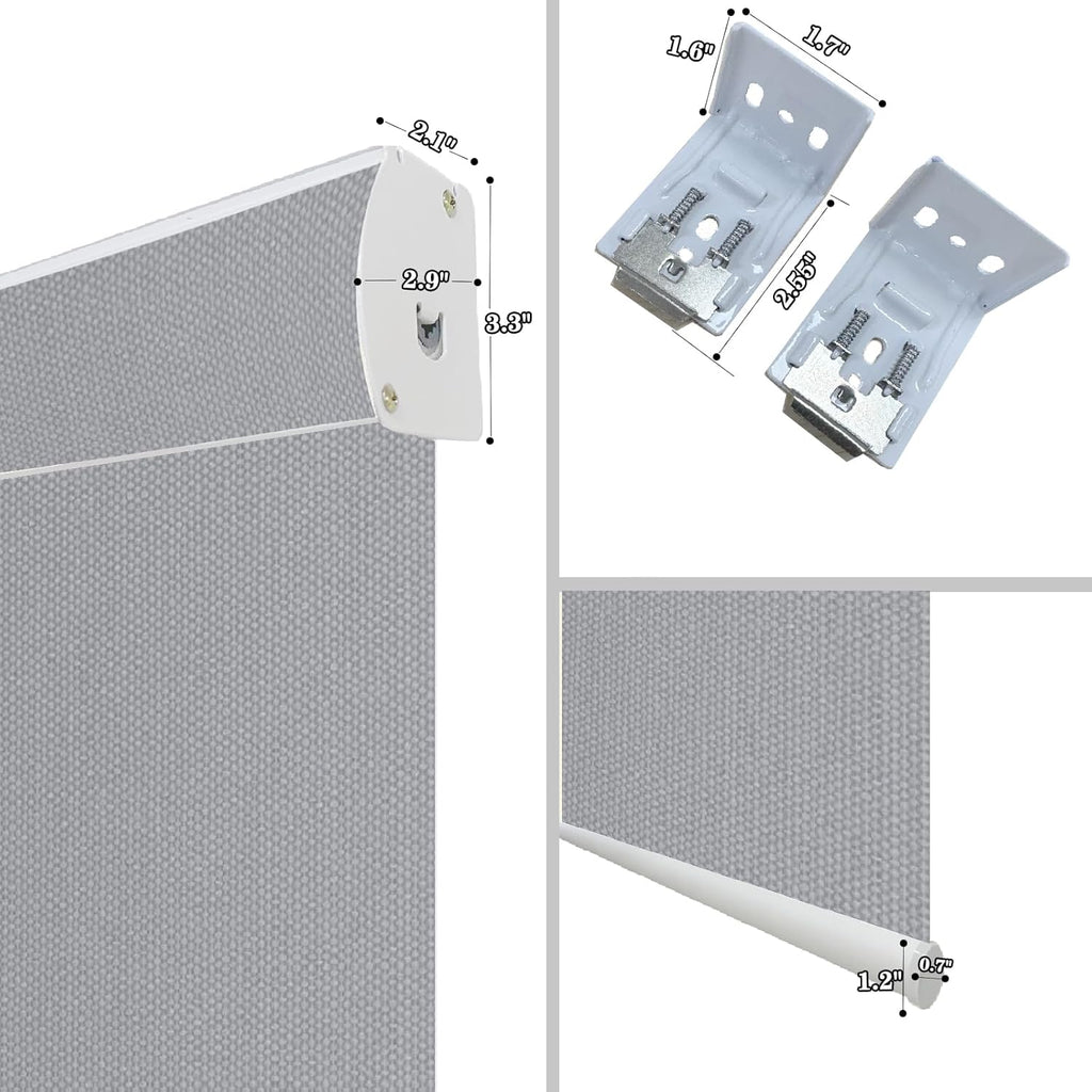 100% Blackout Thermal Insulated Window Blinds N735