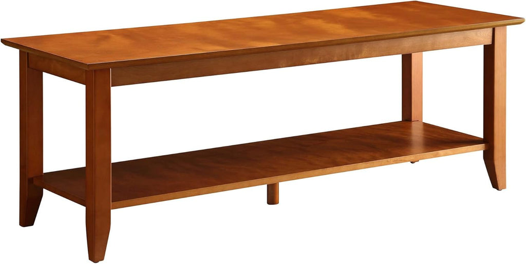 Espresso Coffee Table with Shelf E980701