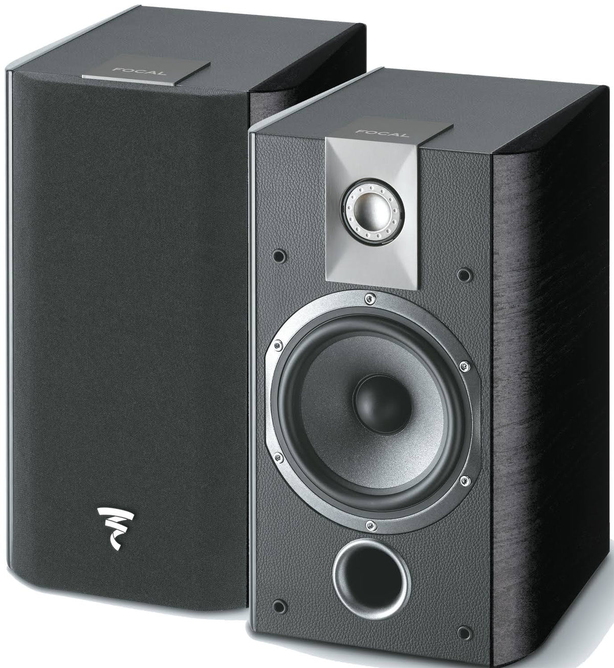 2-Way Bass-Reflex Bookshelf Speaker (Black) D4101