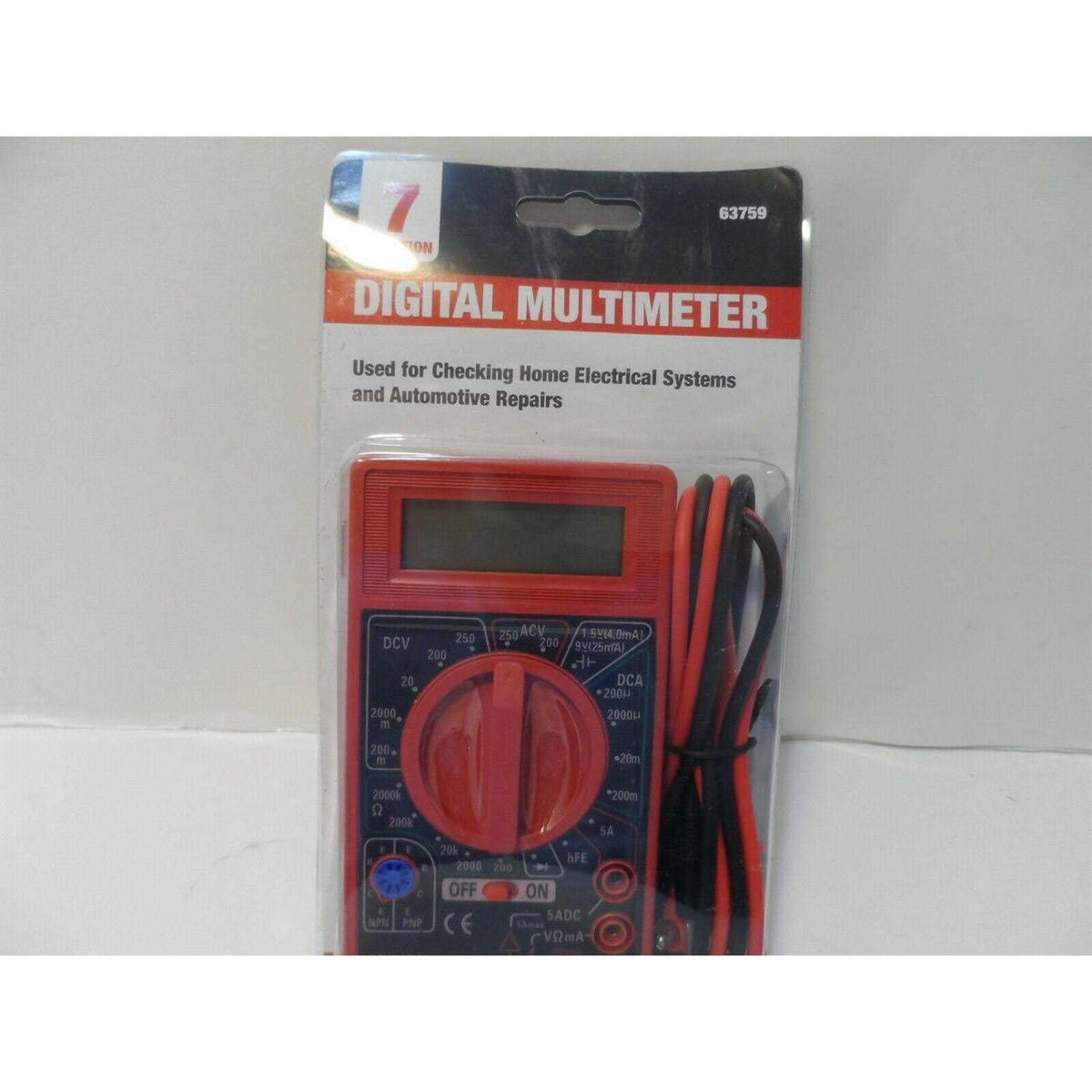 7-Function Digital Multimeter O79348