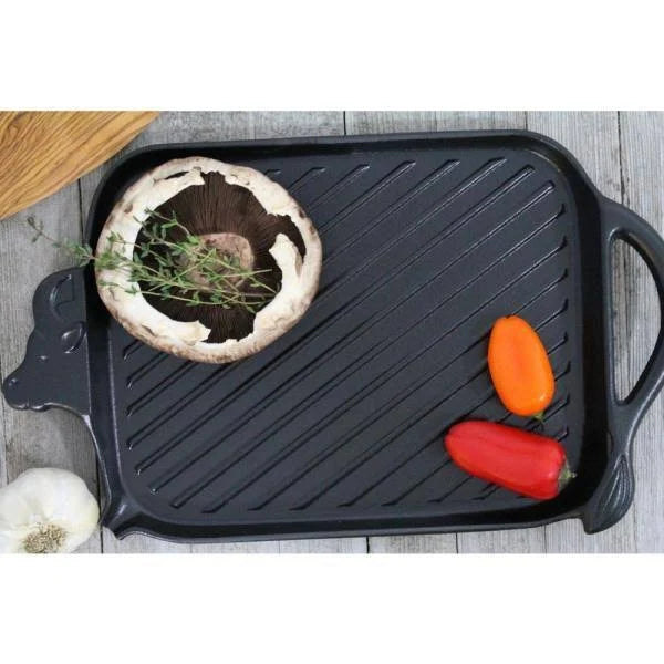 Cast Iron Cow Shaped Grill F24098