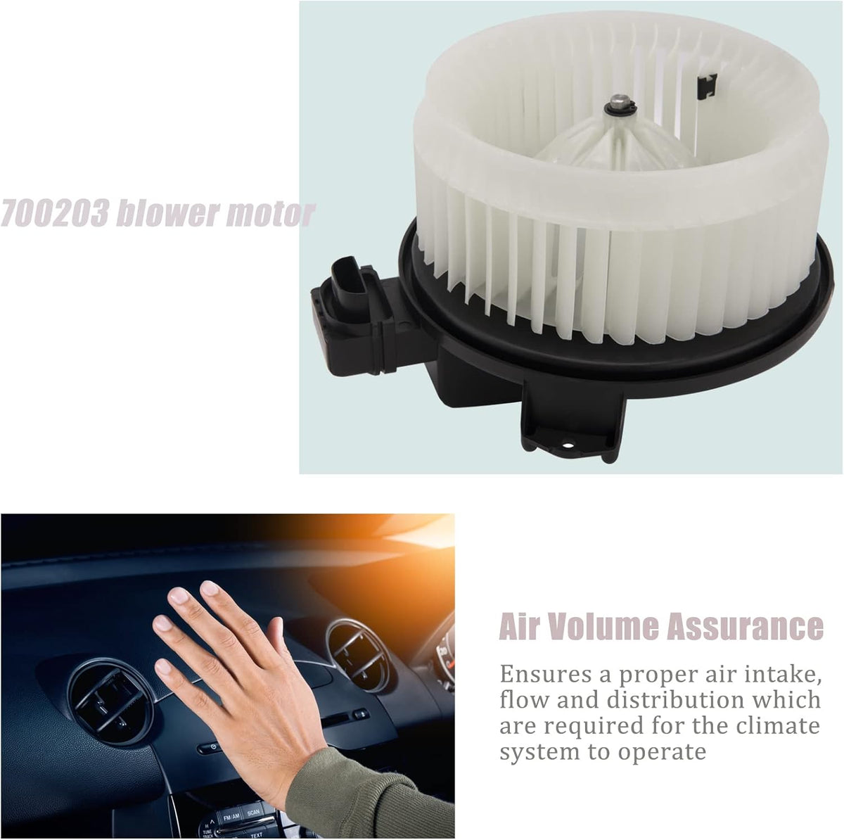 Blower Motor with Fan Cage C3608