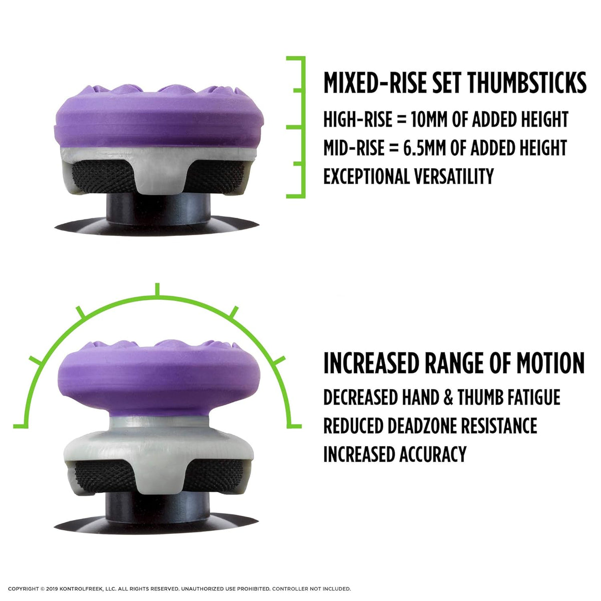 Purple Performance Thumbsticks I500