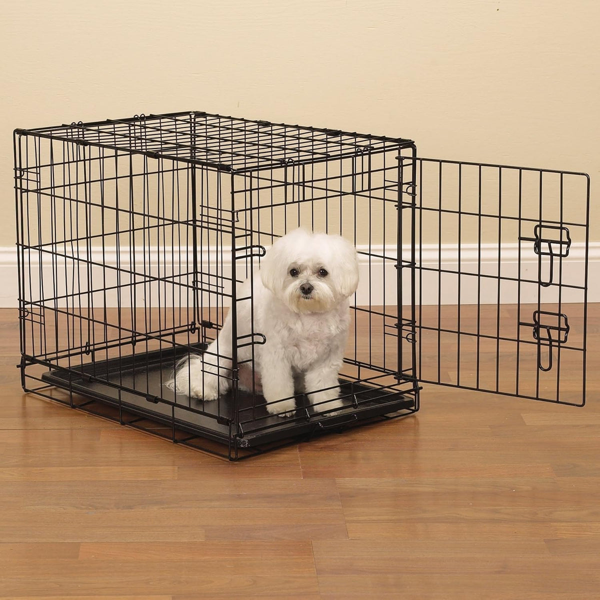 Black Medium-Large Dog Crate L2880