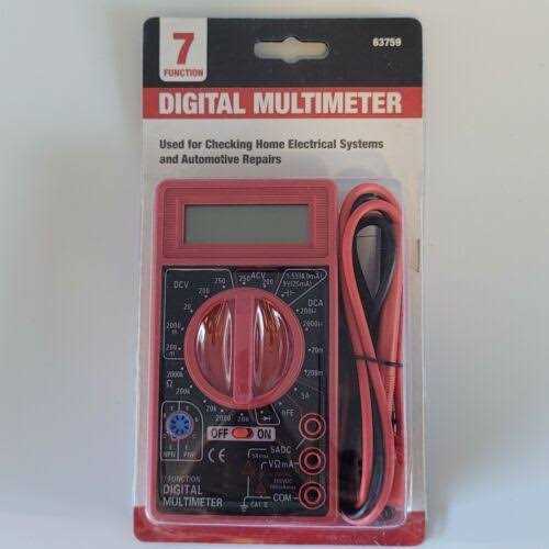7-Function Digital Multimeter O79348