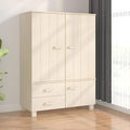 Solid Wood Pine Wardrobe P448