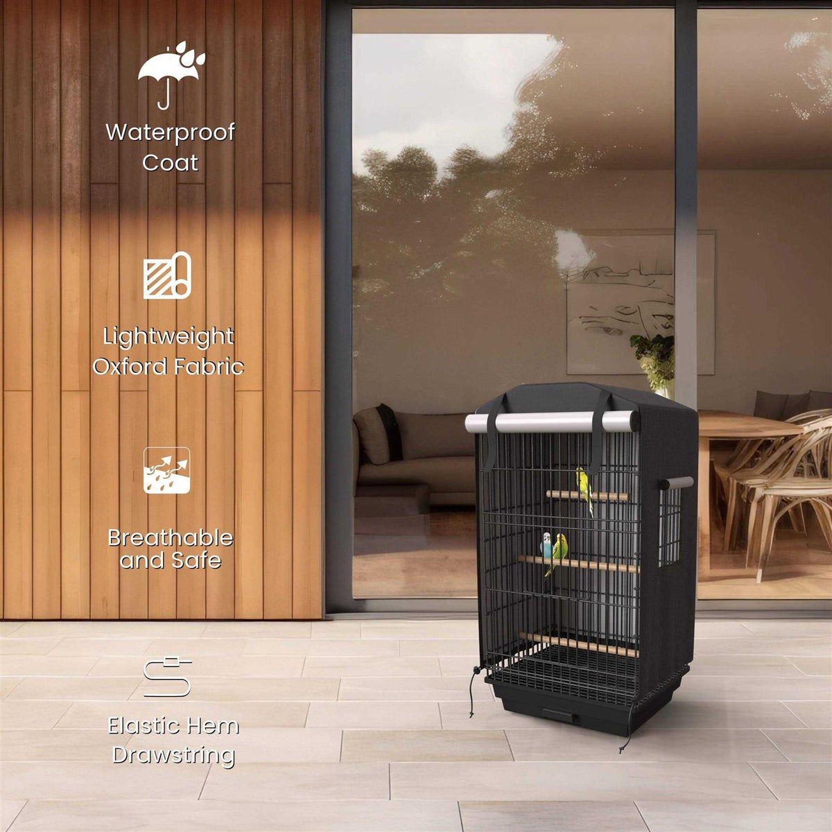Blackout Bird Cage Cover L38506