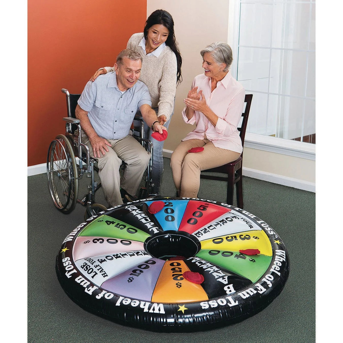 Inflatable Toss Game with 50" Inflatable Target and 6 Beanbags K45392