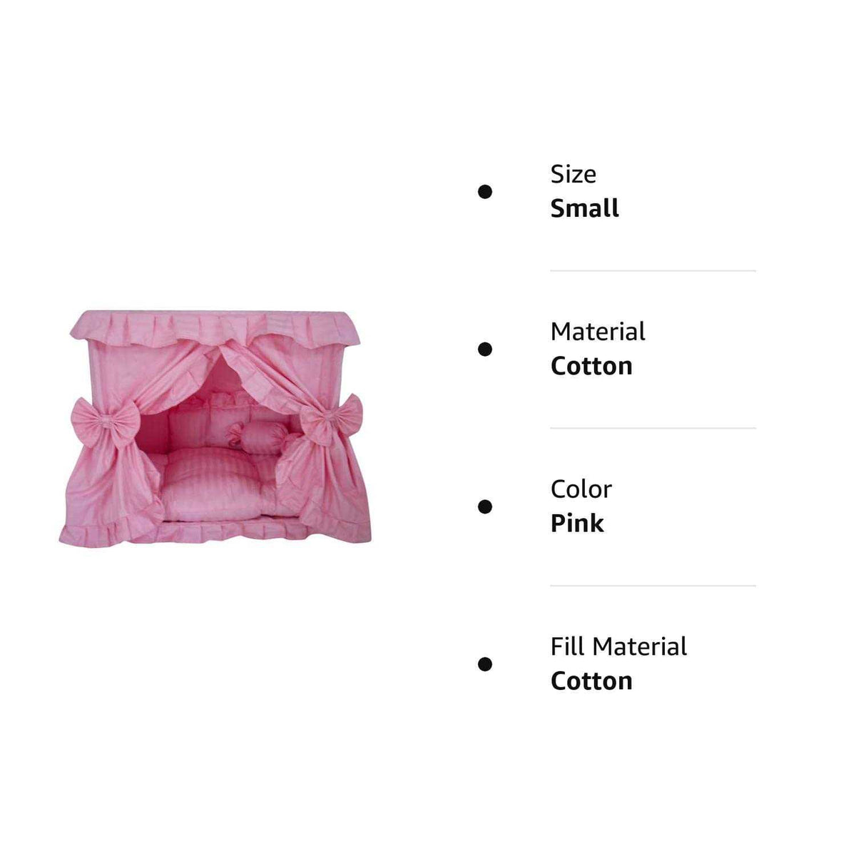 Pink Pet Dog Bed with Pillow V91920