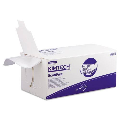 1/4 Fold White Wipers, 100/Box, 4/Carton L218