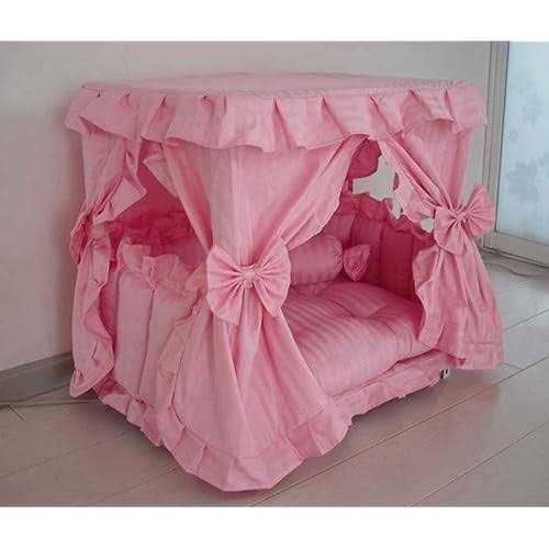 Pink Pet Dog Bed with Pillow V91920