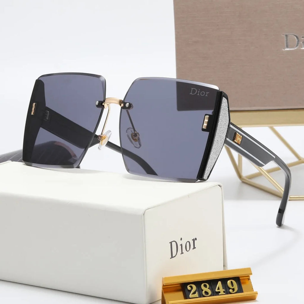 Frameless Square Polarized Sunglasses M9187