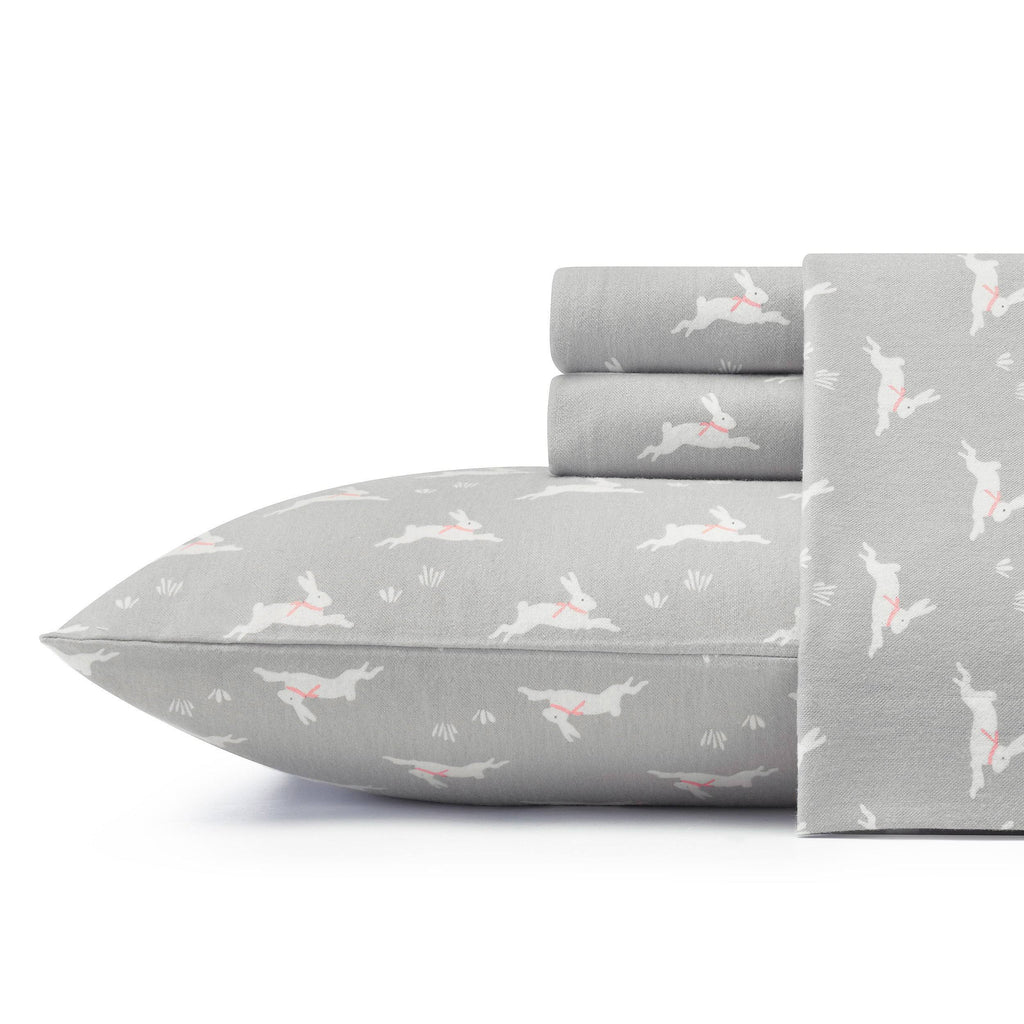 Beige Flannel Full Sheet Set G616772
