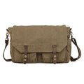 Green Canvas Messenger Bag R169878