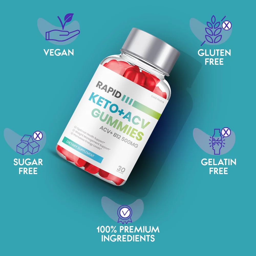 Keto ACV Gummies Dietary Supplement (2 Bottles) E6590
