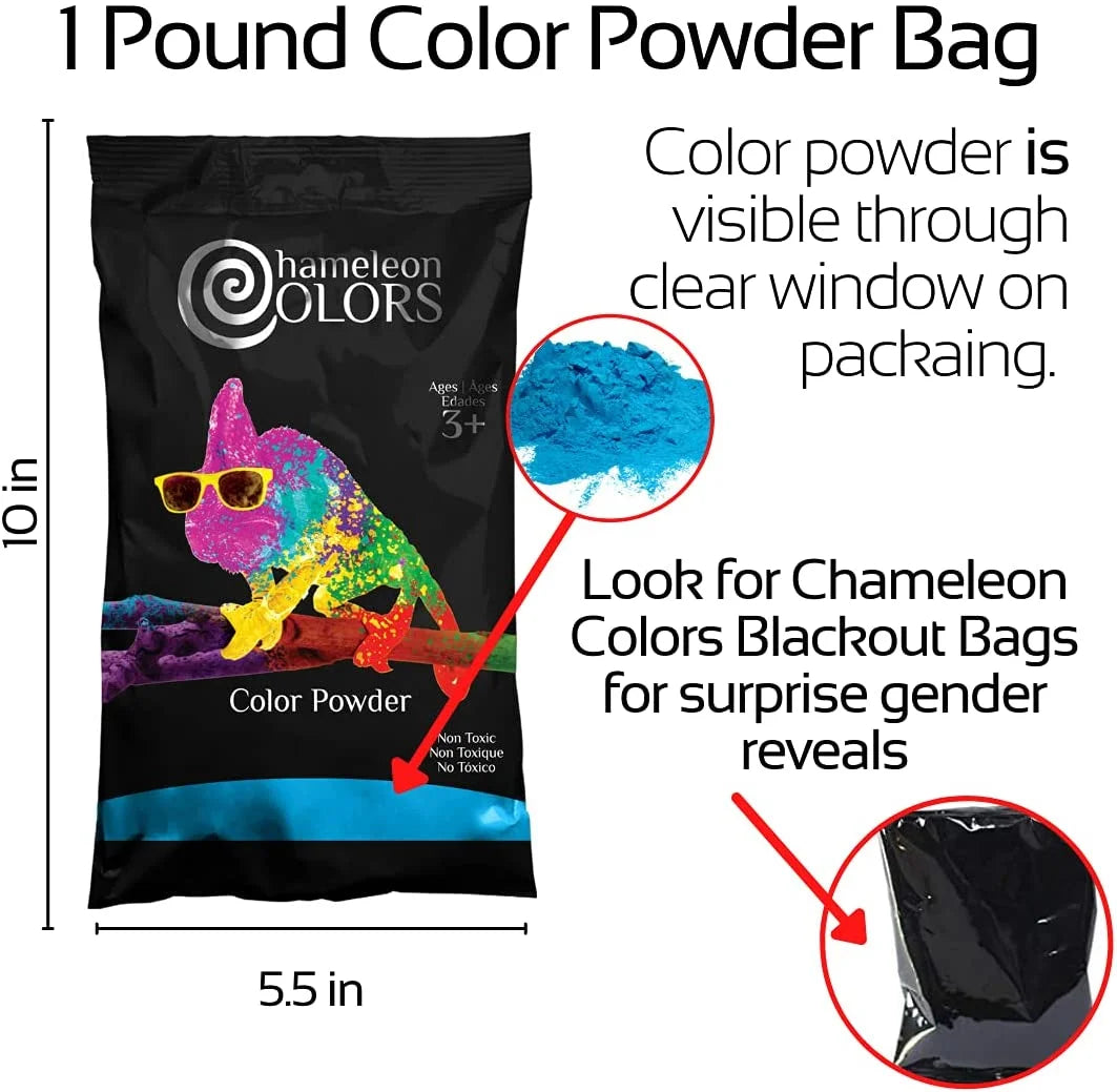 Blue and Pink Color Powder 2 Pack of 1 lb. Bags J3962