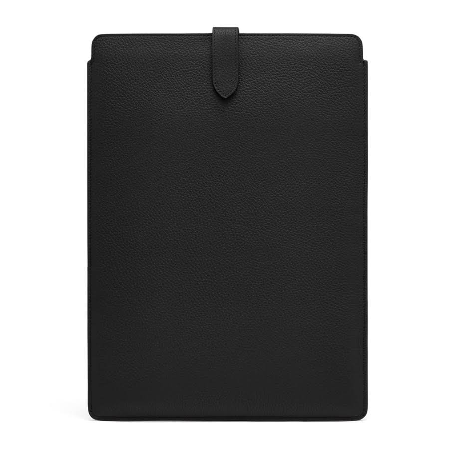 Black Pebbled Leather Inch H34533