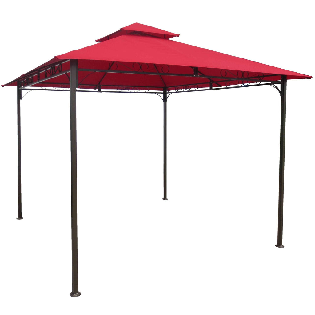 Red Square Vented Canopy Gazebo R968