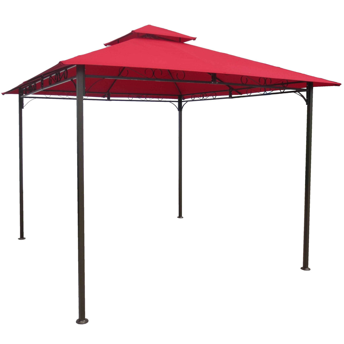 Red Square Vented Canopy Gazebo R968
