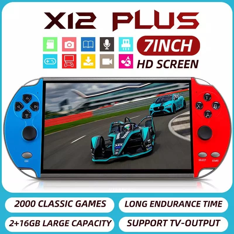 16GB Retro Handheld Games Player 7 Inch Video Game Console U539