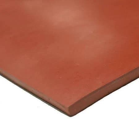 Red SBR Sheet 1/16 x 22 in x 3 ft W x 16 ft L D8787