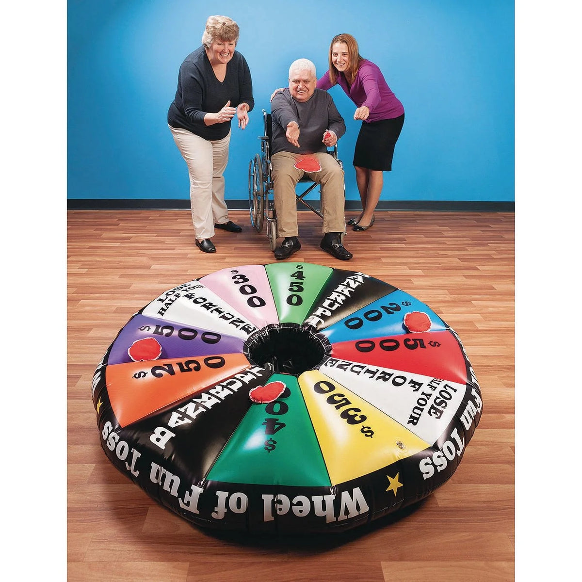 Inflatable Toss Game with 50" Inflatable Target and 6 Beanbags K45392