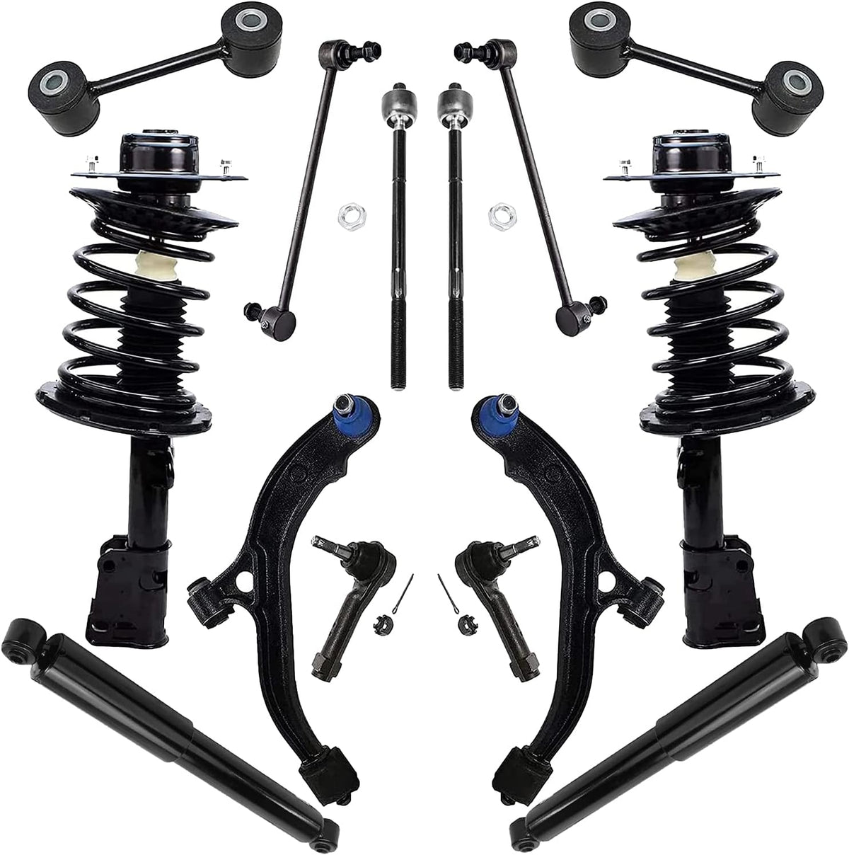 14pc Front Struts Rear Shocks Suspension Kit N9889