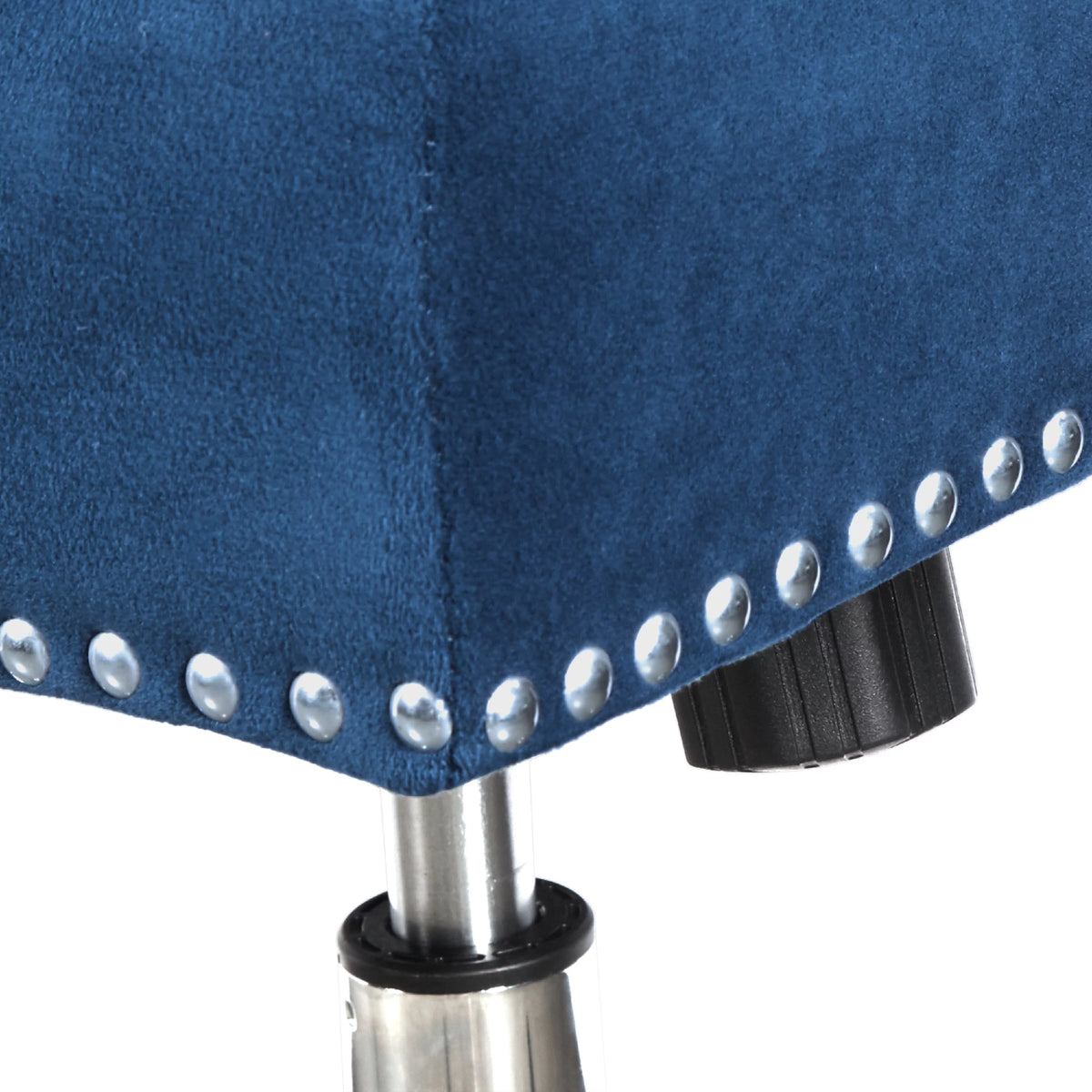 Navy Blue Velvet Office Chair N8149