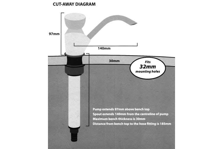 Caravan Sink Hand Pump K11849