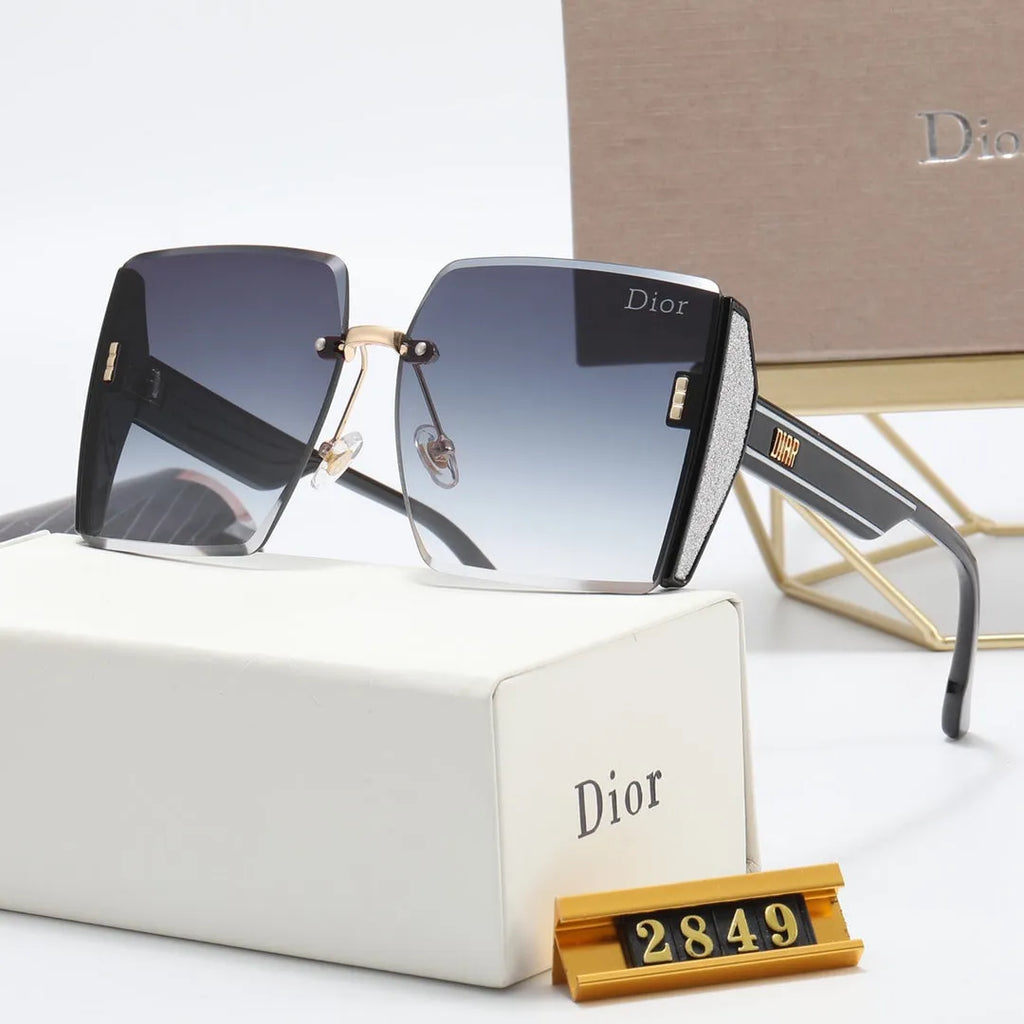 Frameless Square Polarized Sunglasses M9187