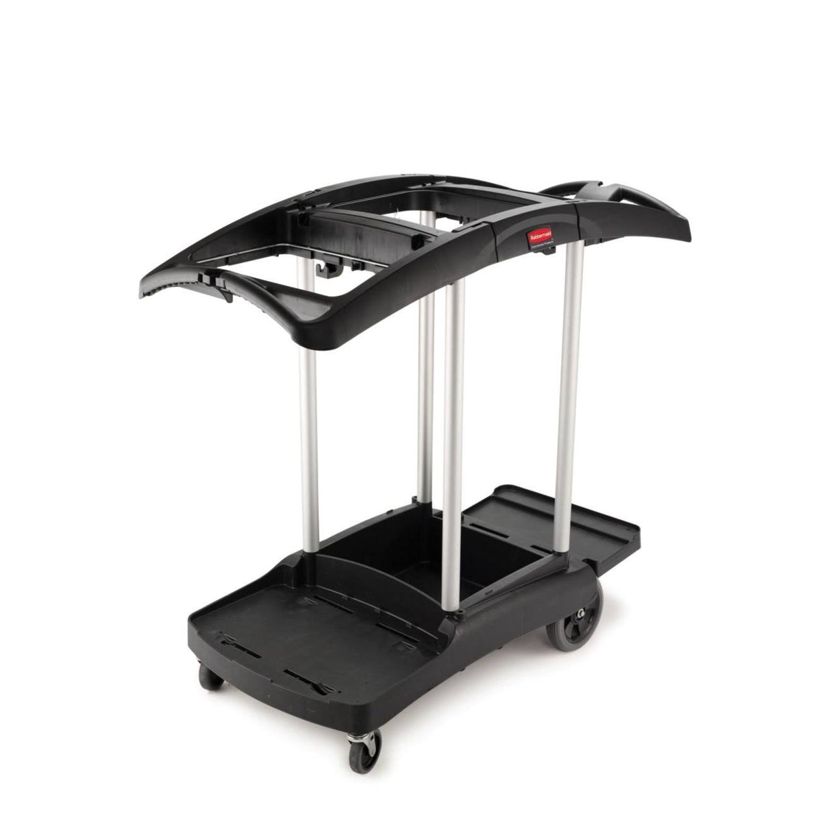 Black High Capacity Cleaning Cart U81557