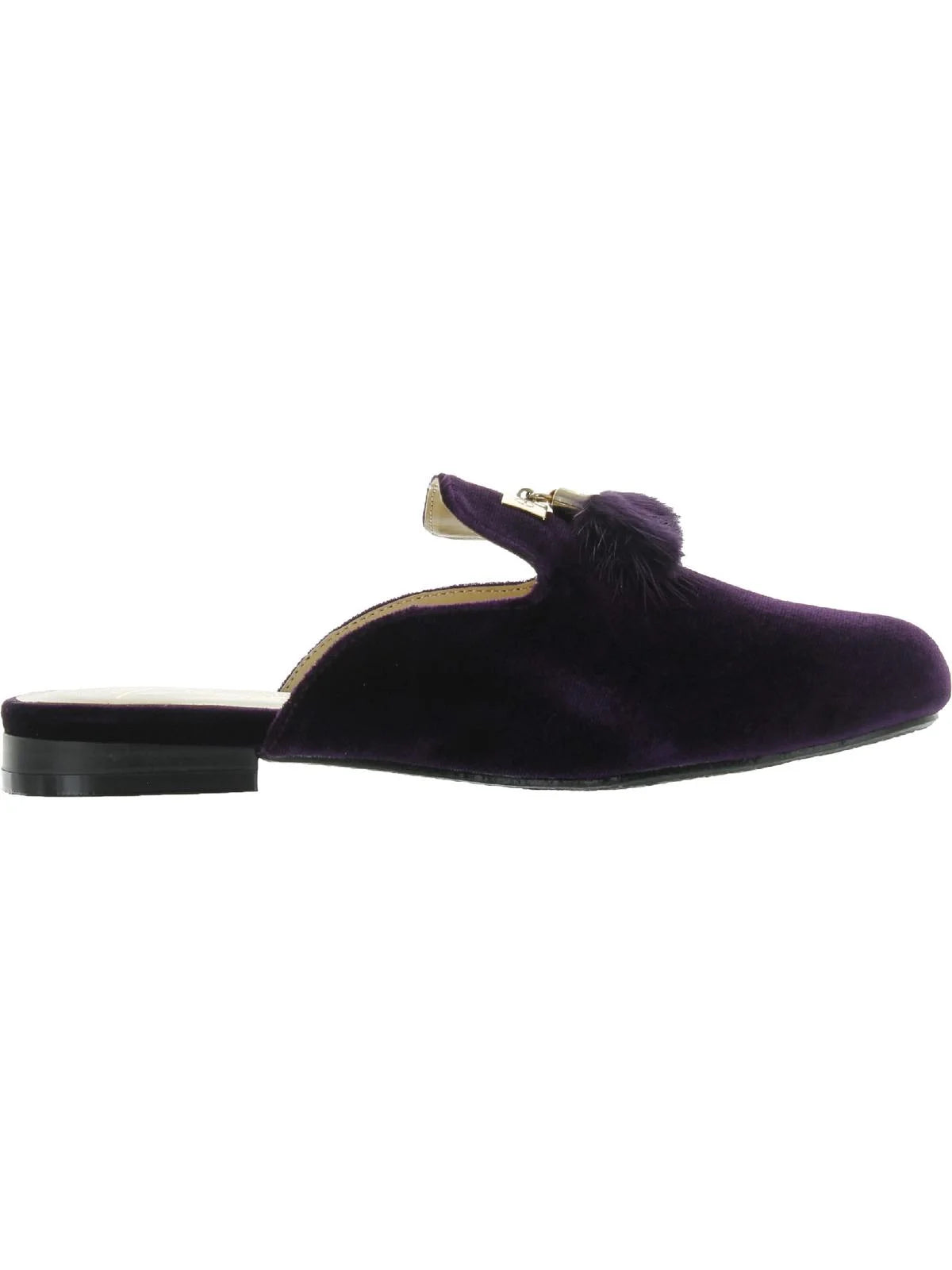 Velvet Slip On Mules Y172226