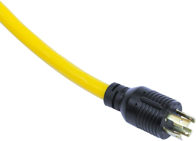 10FT Pack of 2 Generator Locking Cord with Power Indicator J26007
