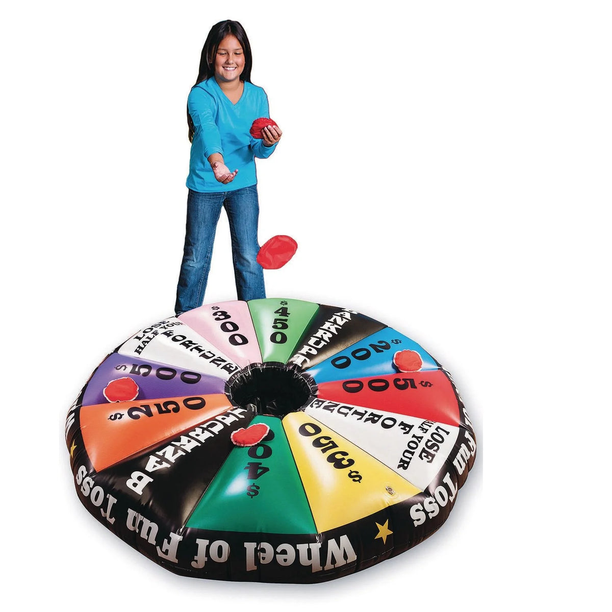 Inflatable Toss Game with 50" Inflatable Target and 6 Beanbags K45392