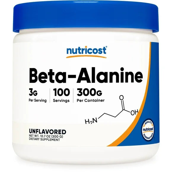 Beta Alanine Powder 300 Grams Gluten Free Non-GMO Supplement L16531