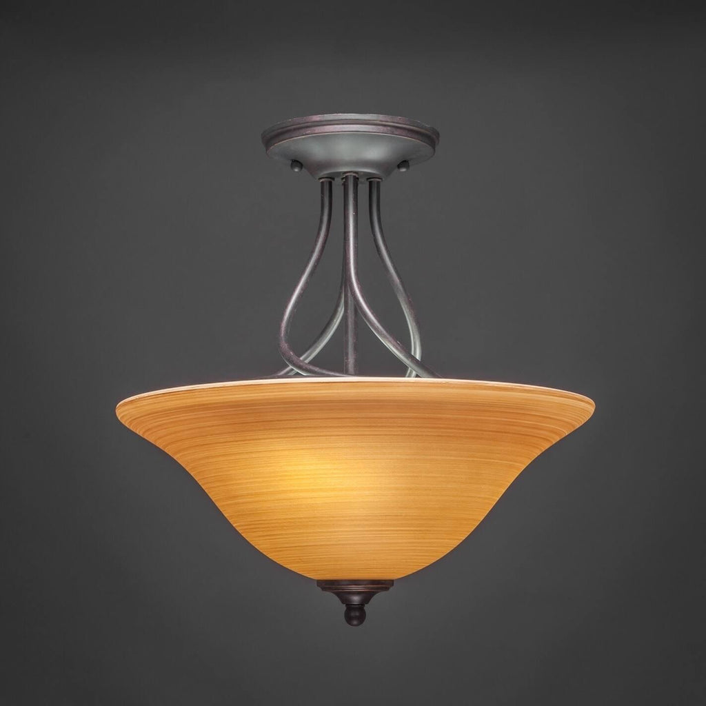 Three Light Semi-Flush Mount B721476
