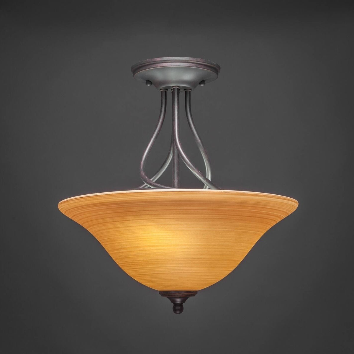 Three Light Semi-Flush Mount B721476