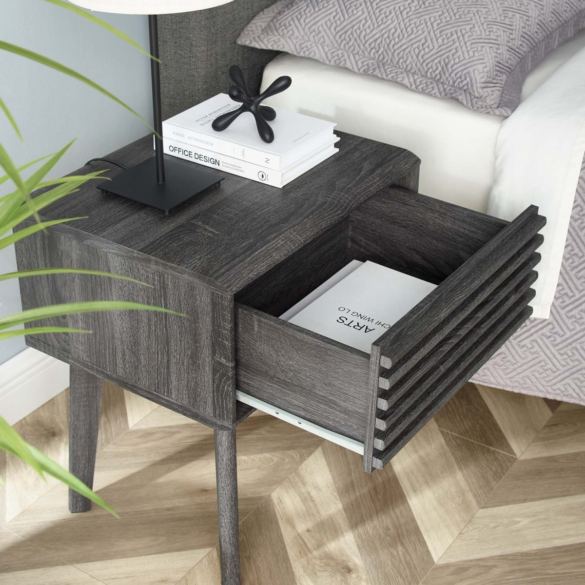 Charcoal End Table R5689