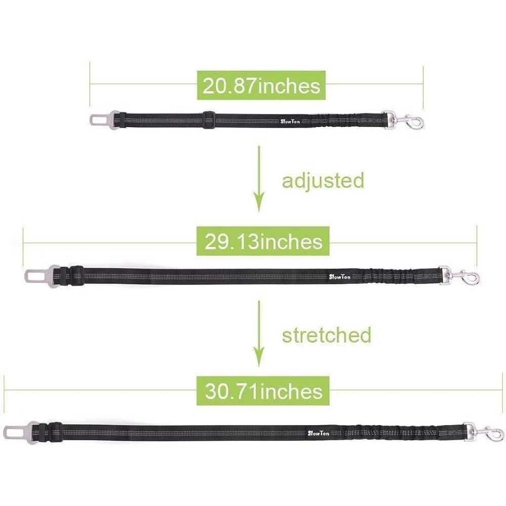 Dog Car Harness Seat Belt Set Adjustable Mesh Breathable E290012