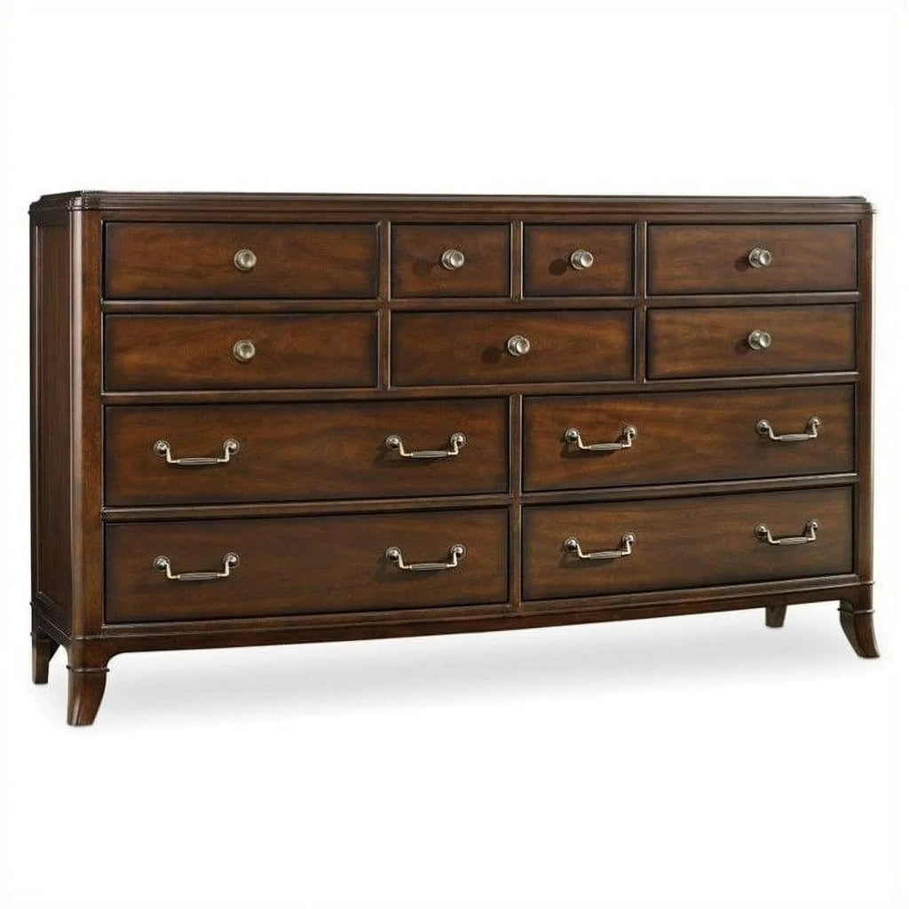 11 Drawer Walnut Dresser R51656